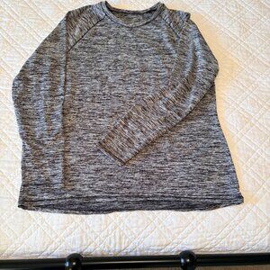 Climate Right By Cuddl Duds Black Heather Long Sleeve Base Layer Size XL